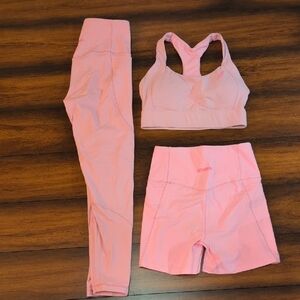 Do You Even Candy Pink Activewear Set Size Small